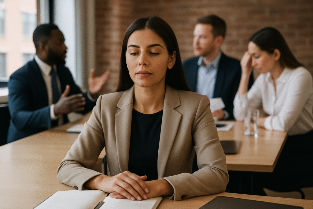 Stay professional and handle your emotions
